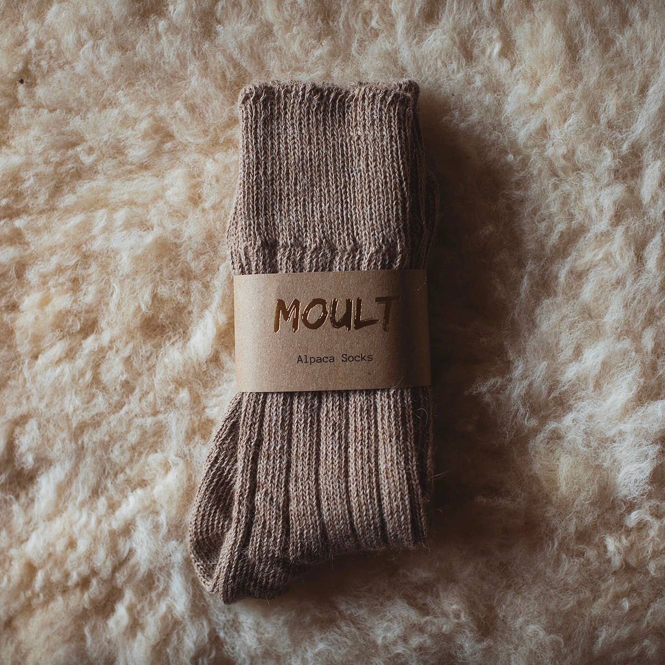 Sustainable UK-Made Alpaca Socks – Warm, Cosy & Ethical Footwear Fawn