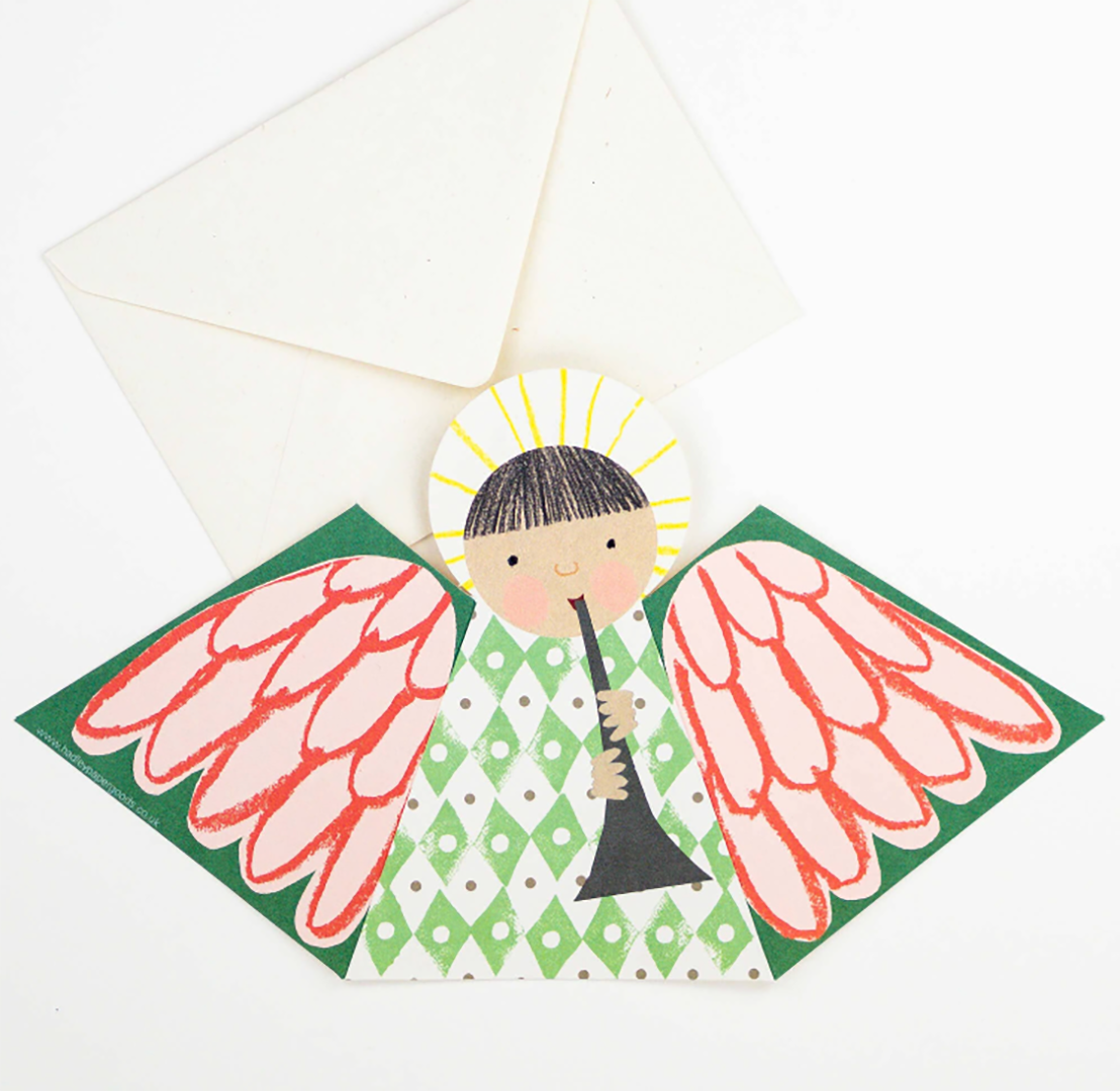 Green Angel Fold-Out Card