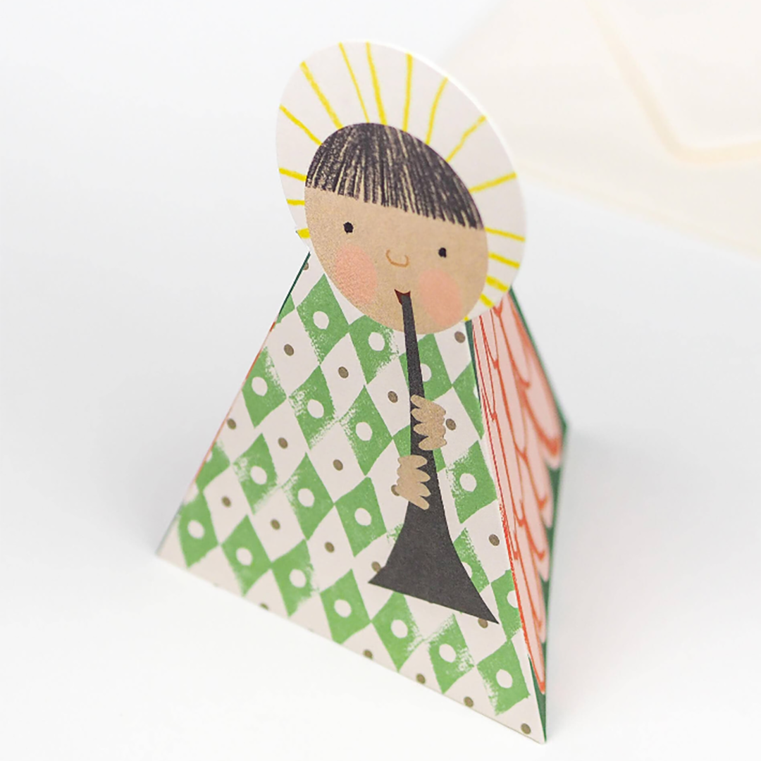 Green Angel Fold-Out Card