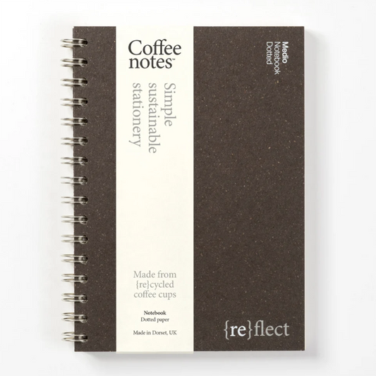 Bock Recycled, Plastic-Free, Sustainable Notebook, Dotted Paper