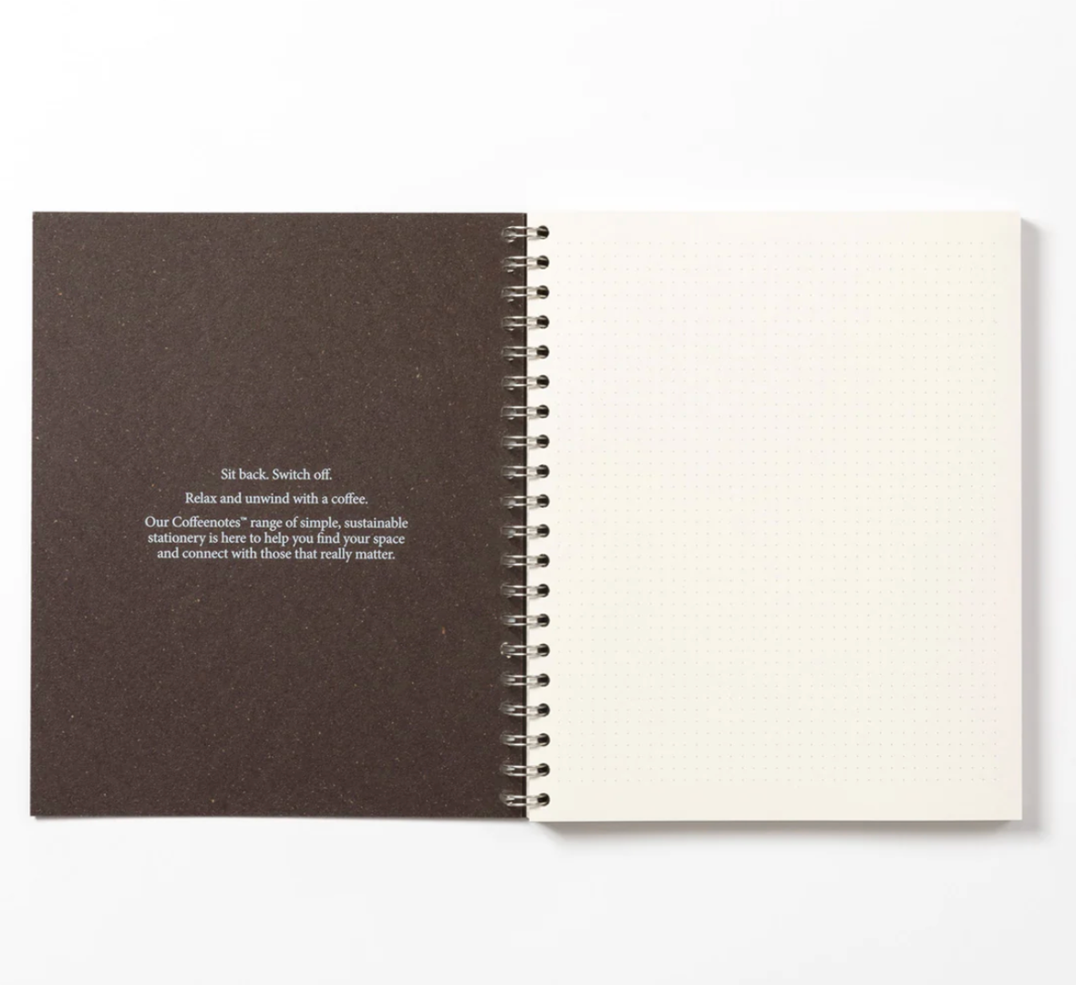 Bock Recycled, Plastic-Free, Sustainable Notebook, Dotted Paper