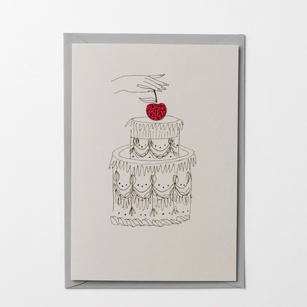 Cherry On The Cake Birthday Card