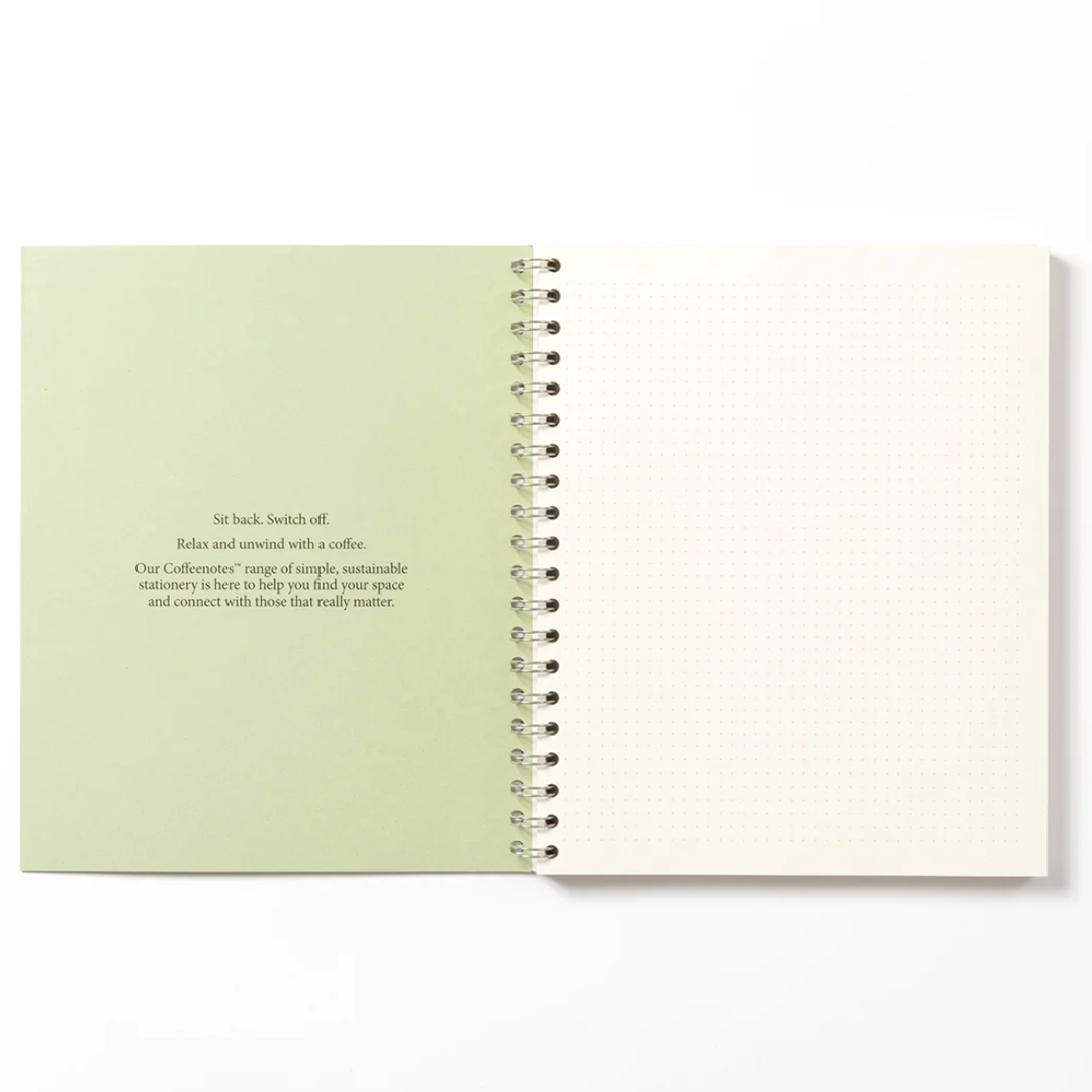 Kiwi Plastic-Free, Wirebound, Recycled Notebook