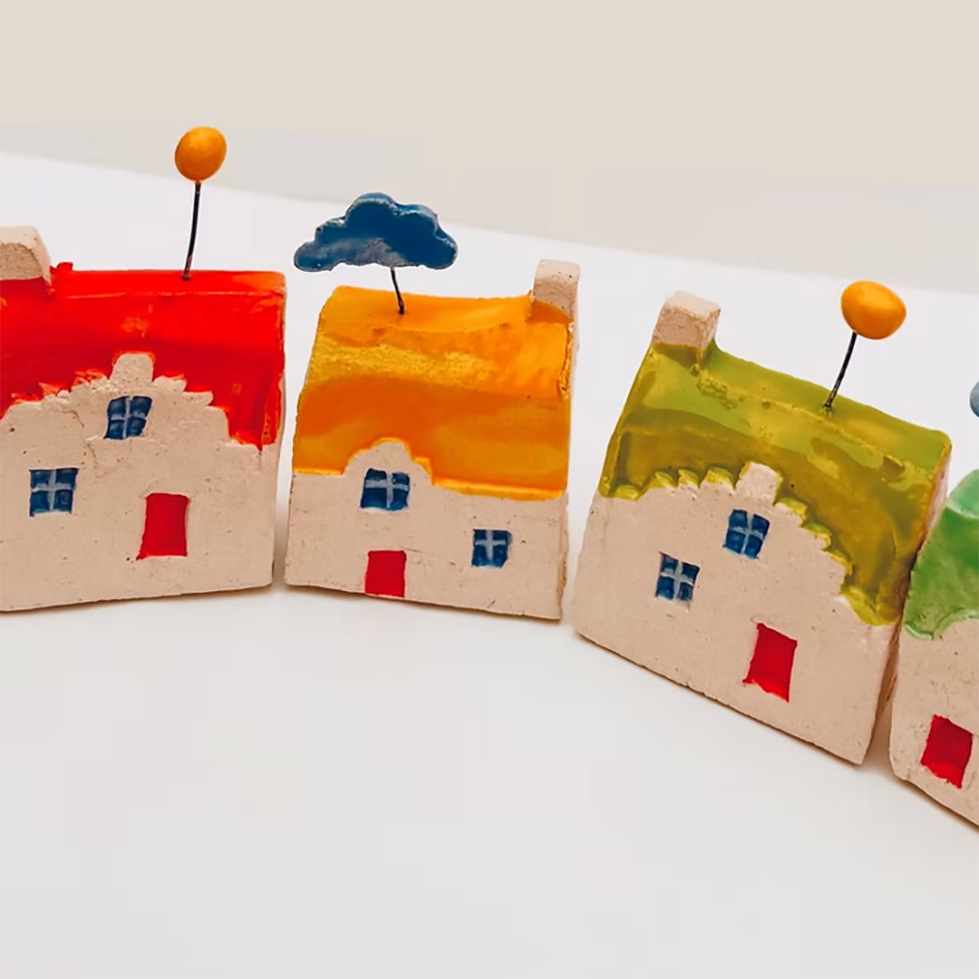Tiny Ceramic House by Leamne