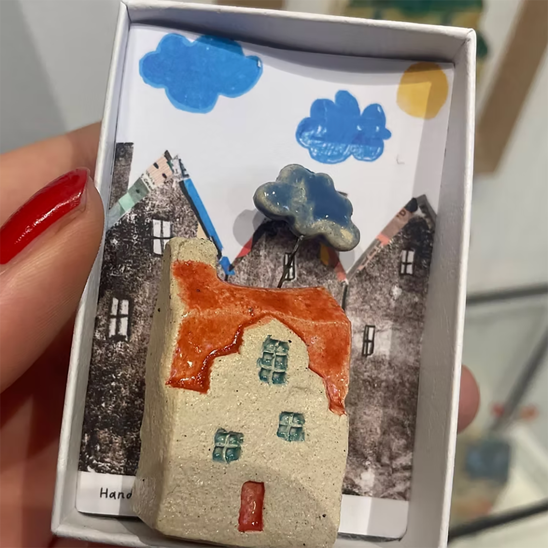 Tiny Ceramic House by Leamne