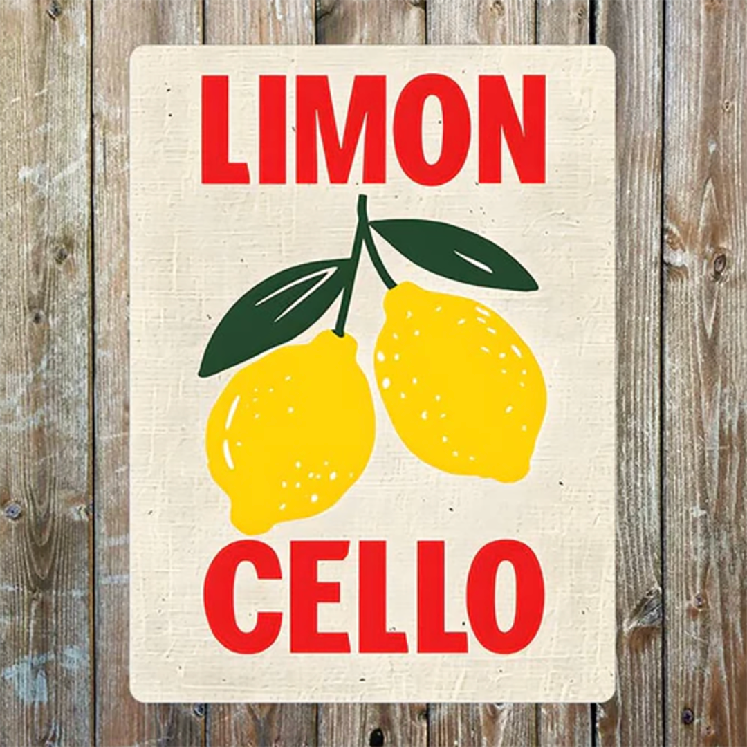 Limon cello limoncello Kitchen Metal Sign Plaque