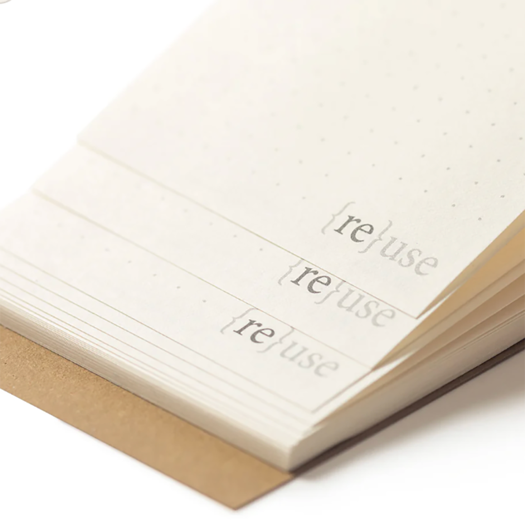 Deep Blue List Pad Made Sustainably In The UK From Recycled Coffee Cup paper