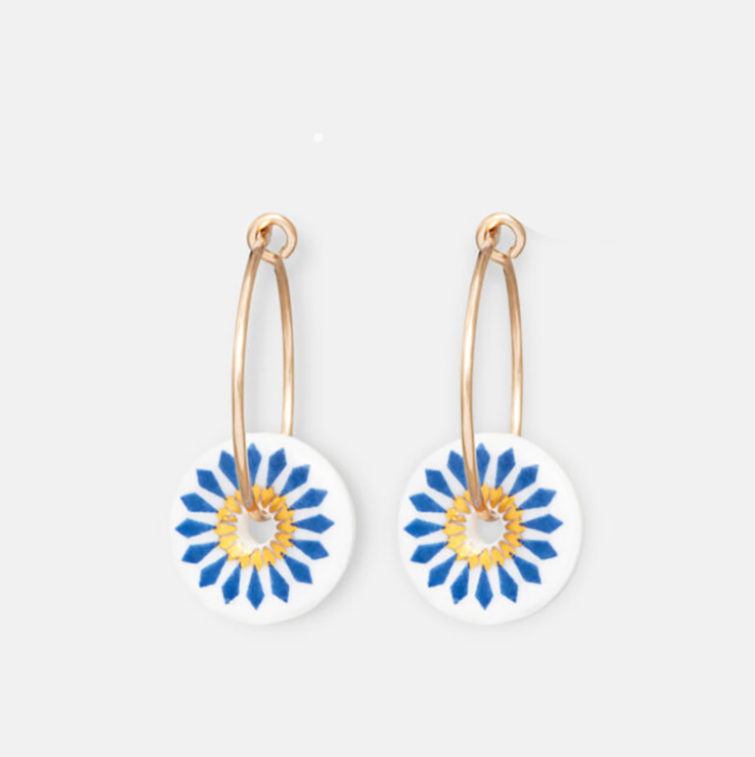 Blue Riley Earrings