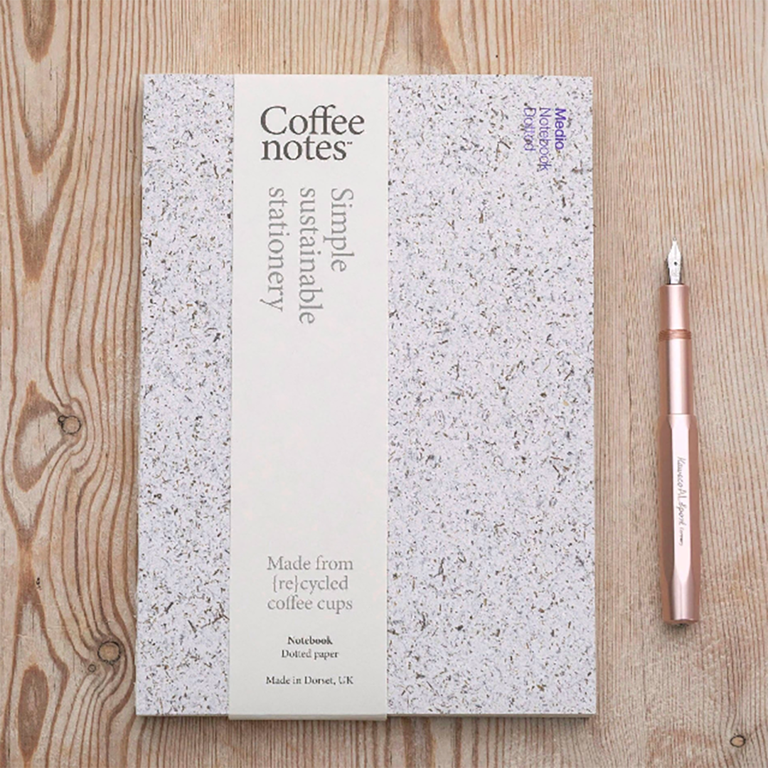 Gorgeous Notebook Made From Seaweed And Recycled Coffee Cups