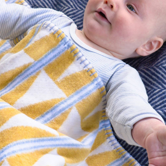 Cloud Cotton Baby Blanket: Harmony Lemonade