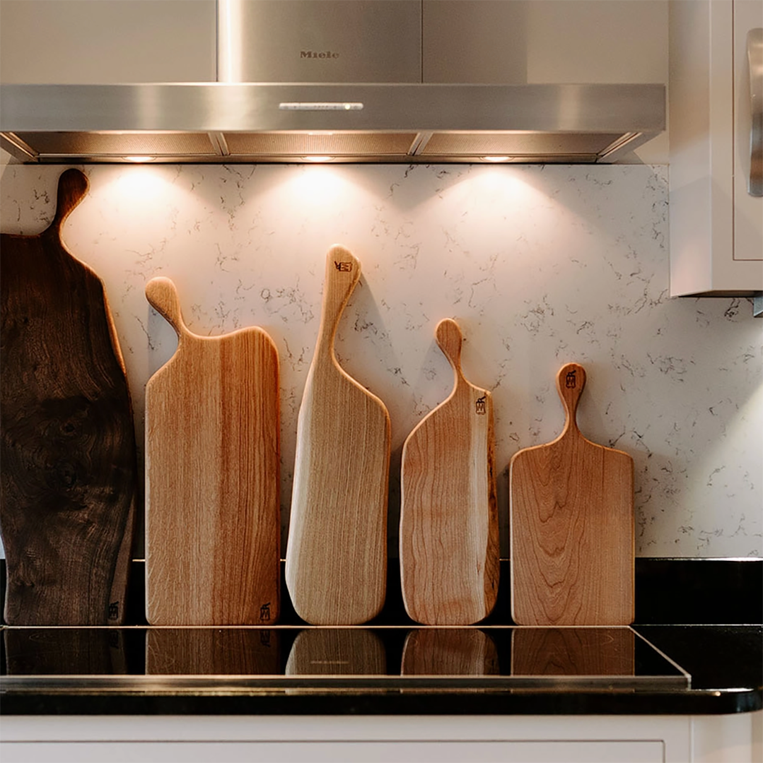 Wooden Handled Serving boards - Handmade - Chopping boards