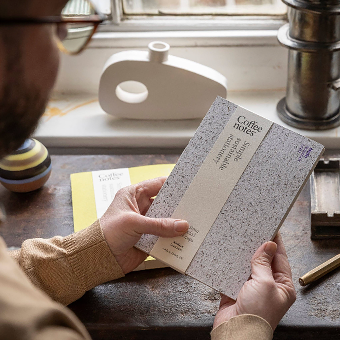 Gorgeous Notebook Made From Seaweed And Recycled Coffee Cups